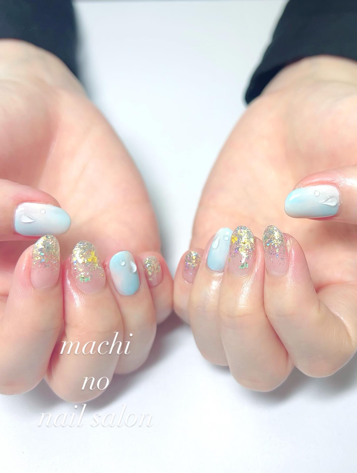 〜梅雨ニュアンスネイル〜