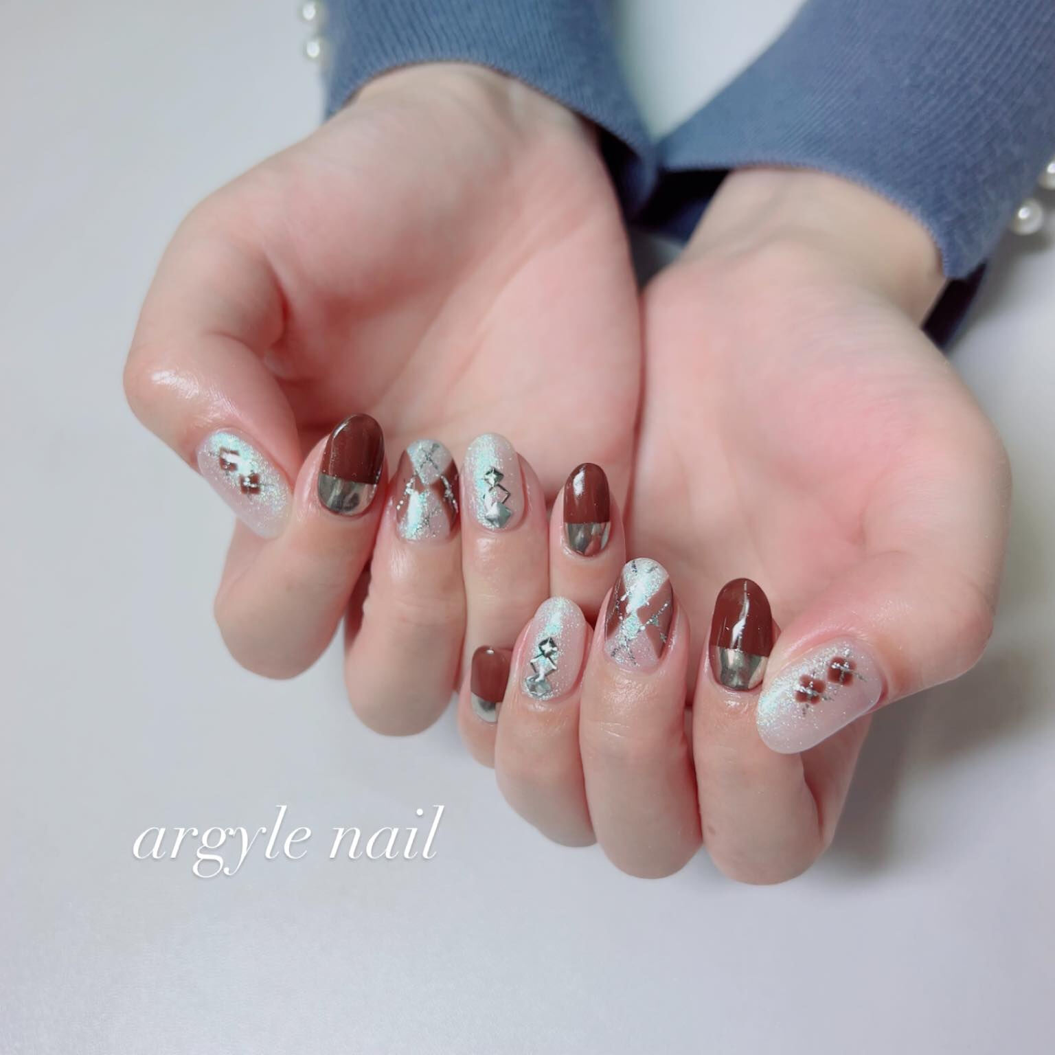 〜＊argyle nail＊～