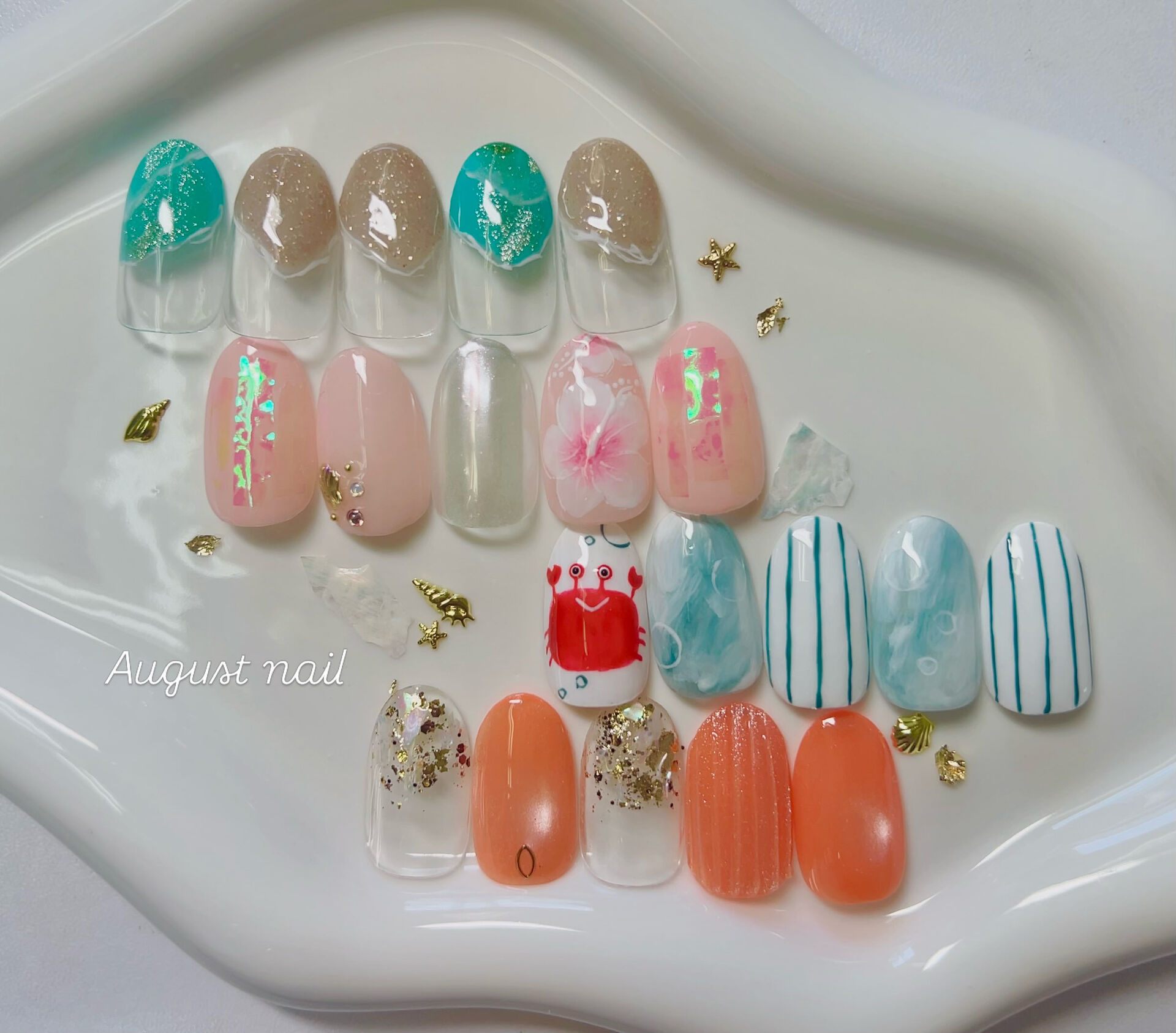 〜＊August nail＊～ 